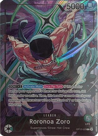 Roronoa Zoro - OP12-020 (Official Playmat Limited Edition Vol.4) (OP12-020) - One Piece Promotion Cards Foil - for just $162.73! 