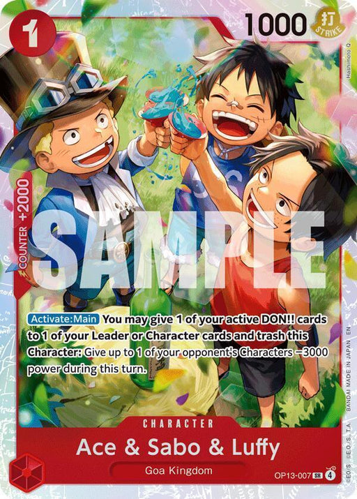 Ace & Sabo & Luffy [Carrying On His Will] - for just $0.65! 