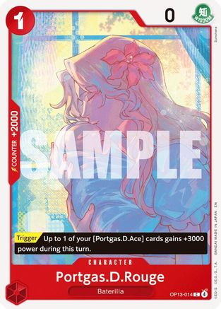 Portgas.D.Rouge (OP13-014) - Carrying On His Will - for just $0.05! 