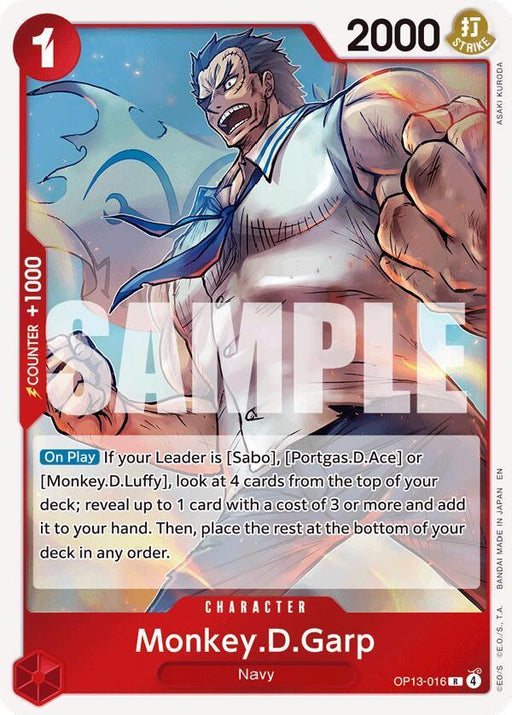 Monkey.D.Garp [Carrying On His Will] - for just $0.20! 