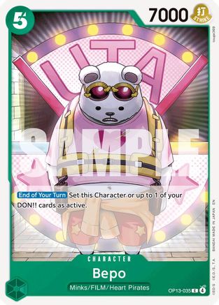 Bepo (OP13-035) - Carrying On His Will - for just $0.05! 