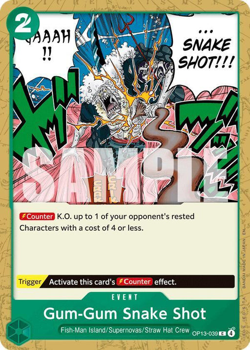 Gum-Gum Snake Shot [Carrying On His Will] - for just $0.10! 