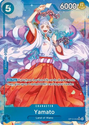 Yamato (Alternate Art) (OP13-054) - Carrying On His Will Foil - for just $12.48! 