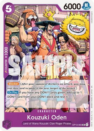 Kouzuki Oden (OP13-063) - Carrying On His Will - for just $0.08! 