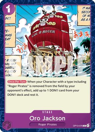 Oro Jackson (OP13-078) - Carrying On His Will - for just $0.05! 