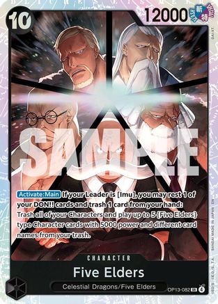 Five Elders (OP13-082) - Carrying On His Will Foil - for just $0.72! 