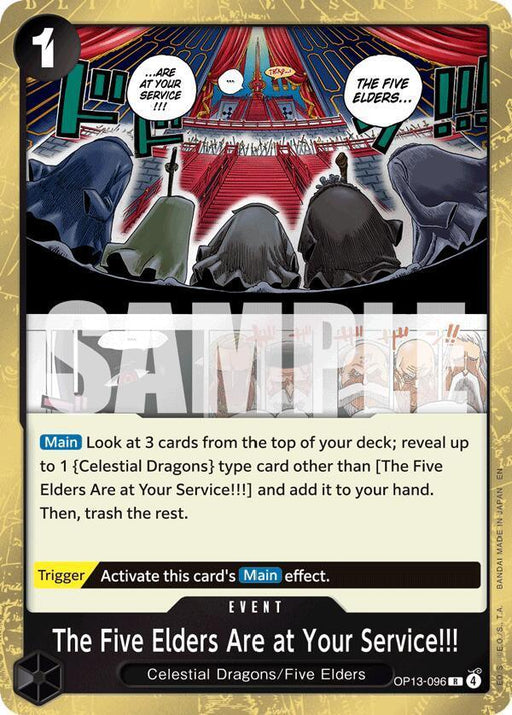 The Five Elders Are at Your Service!!! [Carrying On His Will] - for just $0.10! 