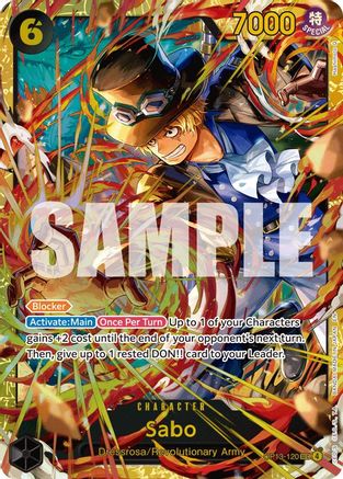 Sabo (120) (OP13-120) - Carrying On His Will Foil - for just $3.67! 