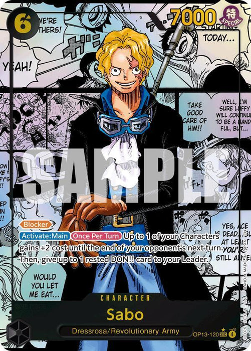 Sabo (Super Alternate Art) [Carrying On His Will] - for just $344.75! 