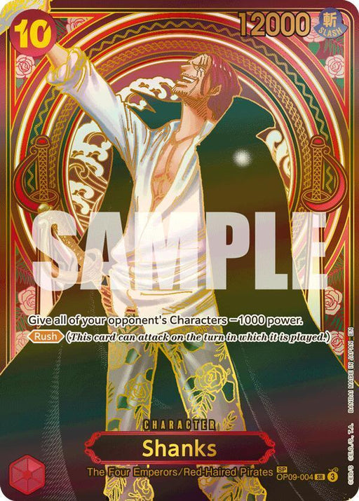 Shanks (OP09-004) (SP) (Gold) [Carrying On His Will] - for just $616.80! 
