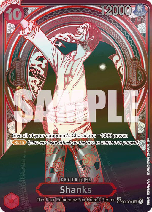 Shanks (OP09-004) (SP) (Silver) [Carrying On His Will] - for just $367.40! 
