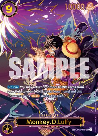 Monkey.D.Luffy - OP09-119 (SP) (OP09-119) - Carrying On His Will Foil - for just $157.13! 