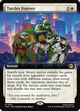 Turtles Forever (Extended Art) (TMT-261) - Teenage Mutant Ninja Turtles Foil - for just $0.50! 