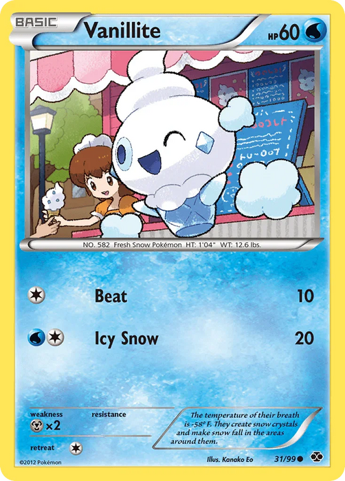 Vanillite (31/99) [Black & White: Next Destinies] - for just $0.15! 