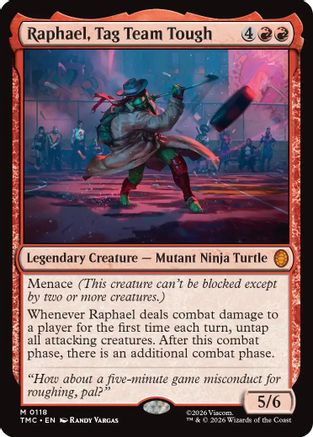 Raphael, Tag Team Tough (TMT-118) - Teenage Mutant Ninja Turtles - for just $2.09! 