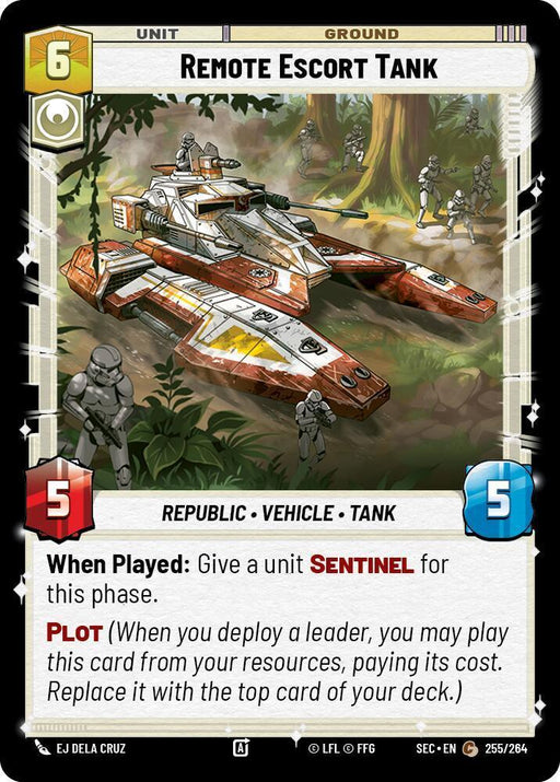 Remote Escort Tank (255/264) (255/264) [Secrets of Power] - for just $0.10! 