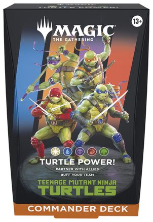 Magic: The Gathering: Teenage Mutant Ninja Turtles Commander Deck - Turtle Power! - for just $44.95! 
