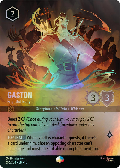 Gaston - Frightful Bully (Epic) (206/204) [Whispers in the Well] - for just $0.80! 