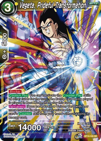Vegeta, Prideful Transformation (Event Pack 08) (BT10-105) [Tournament Promotion Cards] - for just $1.70! 