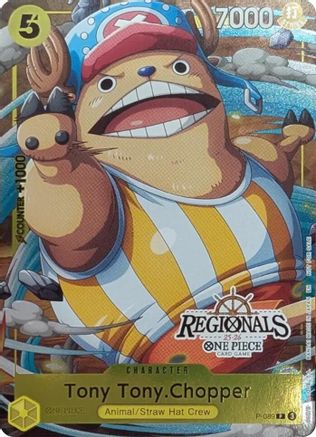 Tony Tony.Chopper (CS 25-26 Regionals Textured Chase Promo) (P-089) - One Piece Promotion Cards Foil - for just $77.18! 