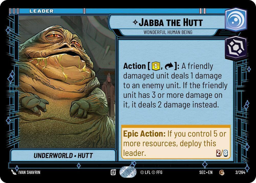 Jabba the Hutt (2/264) - Wonderful Human Being (2/264) [Secrets of Power] - for just $0.10! 