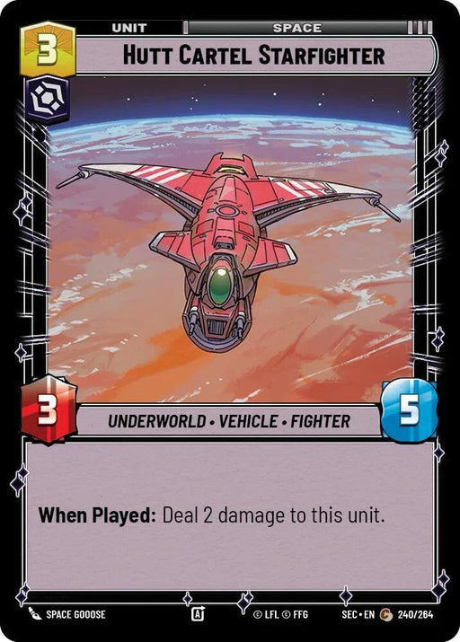 Hutt Cartel Starfighter (240/264) (240/264) [Secrets of Power] - for just $0.10! 