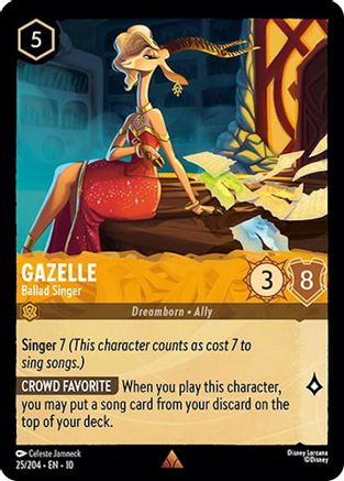 Gazelle - Ballad Singer (25/204) - Whispers in the Well - for just $0.05! 