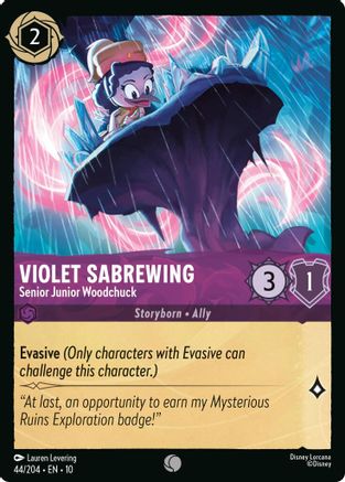 Violet Sabrewing - Senior Junior Woodchuck (44/204) - Whispers in the Well - for just $0.03! 