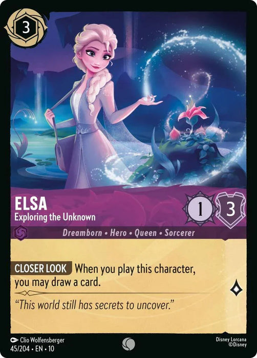 Elsa - Exploring the Unknown (45/204) [Whispers in the Well] - for just $0.10! 