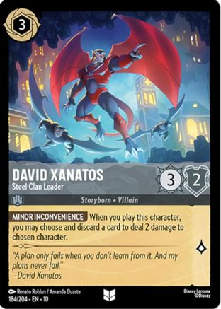 David Xanatos - Steel Clan Leader (184/204) - Whispers in the Well - for just $0.03! 