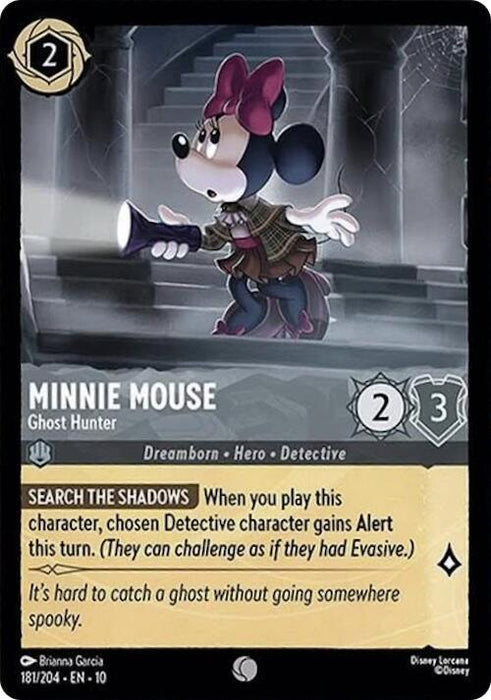 Minnie Mouse - Ghost Hunter (181/204) [Whispers in the Well] - for just $0.10! 