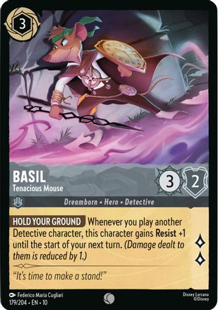 Basil - Tenacious Mouse (179/204) - Whispers in the Well - for just $0.02! 