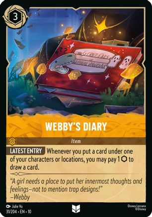 Webby's Diary (31/204) - Whispers in the Well - for just $0.03! 