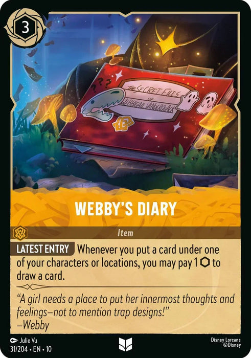 Webby's Diary (31/204) [Whispers in the Well] - for just $0.10! 