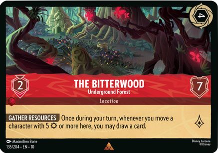 The Bitterwood - Underground Forest (135/204) - Whispers in the Well Cold Foil - for just $0.12! 