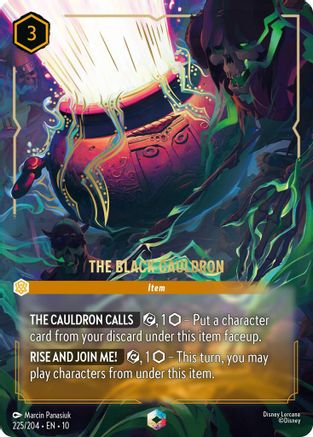The Black Cauldron (Enchanted) (225/204) - Whispers in the Well Holofoil - for just $23.63! 