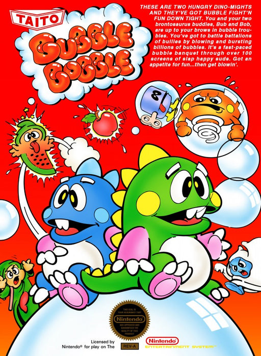 Bubble Bobble – Nintendo Entertainment System (NES) - for just $0! 