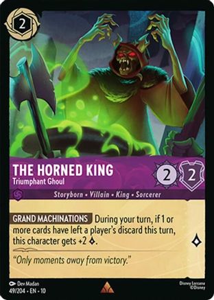 The Horned King - Triumphant Ghoul (49/204) - Whispers in the Well - for just $0.06! 