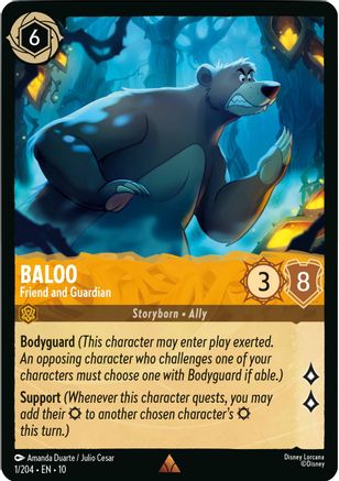 Baloo - Friend and Guardian (1/204) - Whispers in the Well Cold Foil - for just $0.12! 