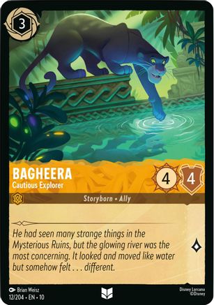 Bagheera - Cautious Explorer (12/204) - Whispers in the Well - for just $0.03! 