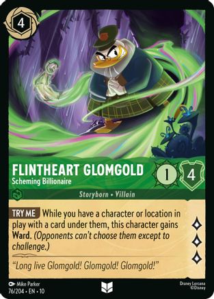Flintheart Glomgold - Scheming Billionaire (76/204) - Whispers in the Well - for just $0.03! 