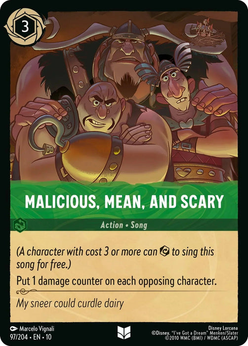 Malicious, Mean, and Scary (97/204) [Whispers in the Well] - for just $0.10! 