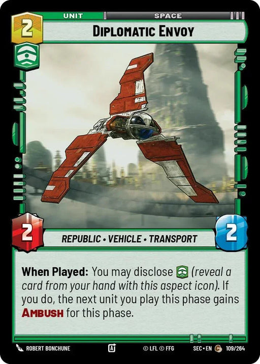 Diplomatic Envoy (109/264) (109/264) [Secrets of Power] - for just $0.10! 