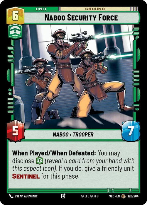 Naboo Security Force (120/264) (120/264) [Secrets of Power] - for just $0.10! 