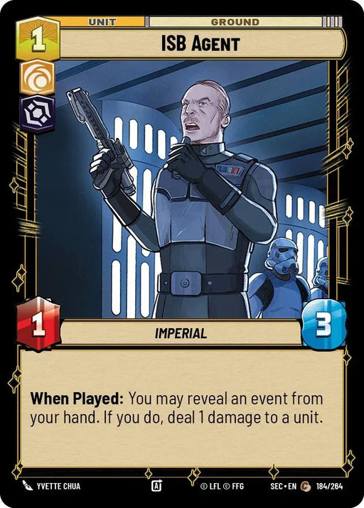 ISB Agent (184/264) (184/264) [Secrets of Power] - for just $0.10! 