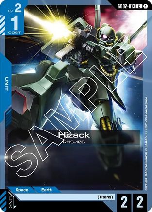 Hizack (GD02-013) - Dual Impact - for just $0.05! 