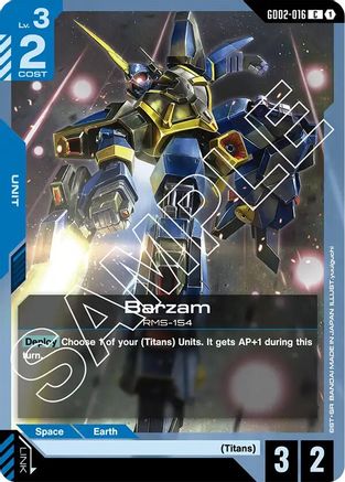 Barzam (GD02-016) - Dual Impact - for just $0.02! 