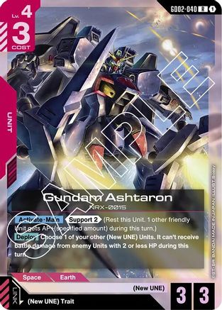 Gundam Ashtaron (GD02-040) - Dual Impact Holofoil - for just $0.07! 