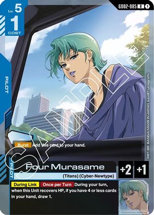 Four Murasame (GD02-085) - Dual Impact Holofoil - for just $0.16! 