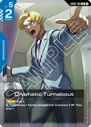 Dramatic Turnabout (GD02-100) - Dual Impact Holofoil - for just $0.09! 